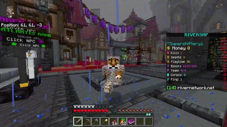 River SMP Minecraft Bedrock server