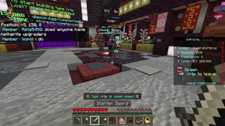 Complex Gaming Minecraft Bedrock server